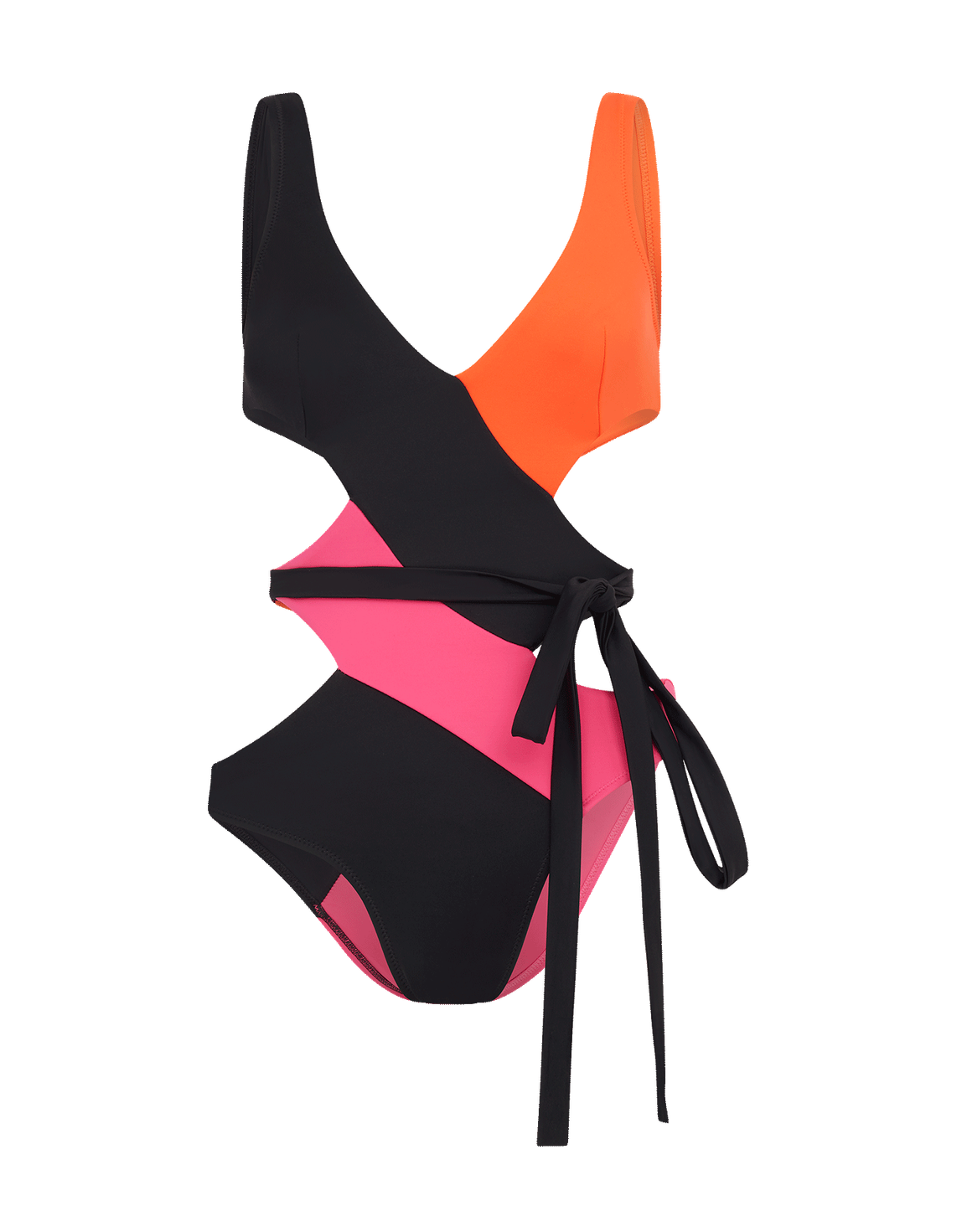 Racy Swimsuit Black/Pink/Orange | Agent Provocateur