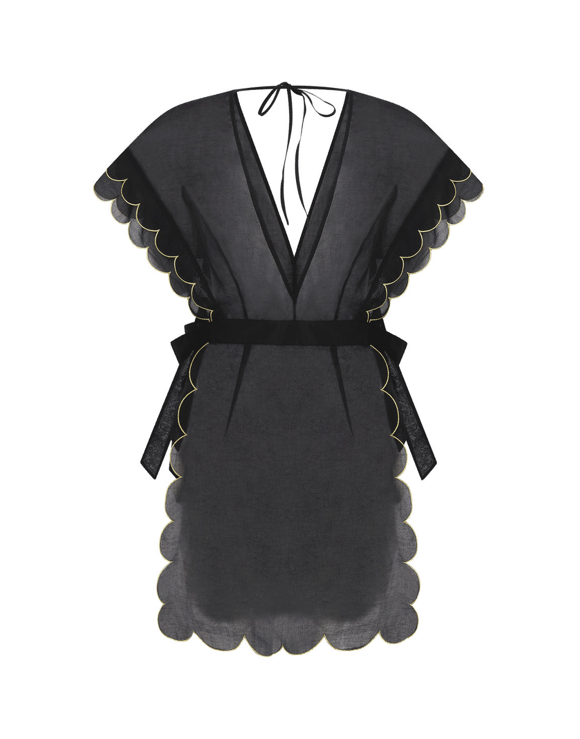 Lorna Short Kaftan Black | Agent Provocateur