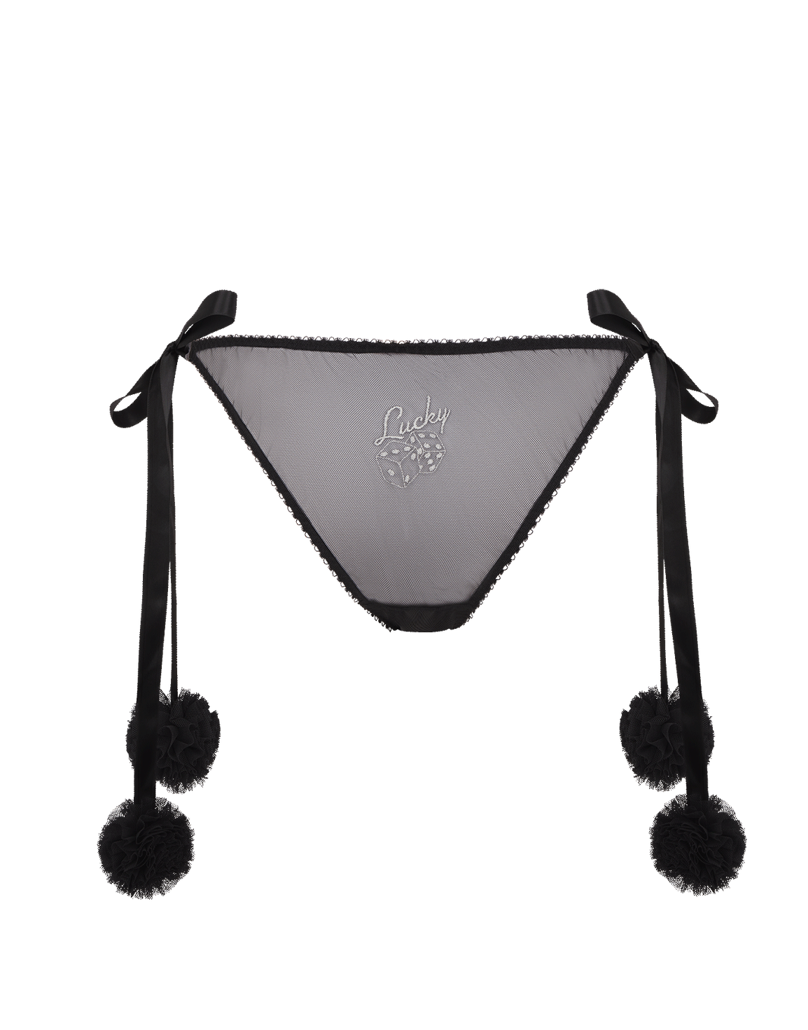 Luckycharm Tie Side Brief Black | Agent Provocateur