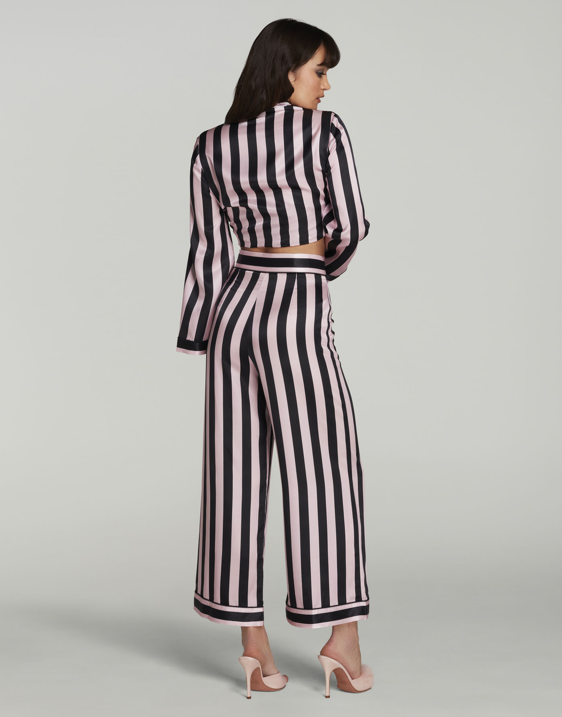 Classic Pyjama Trousers Stripe/Pink | Agent Provocateur