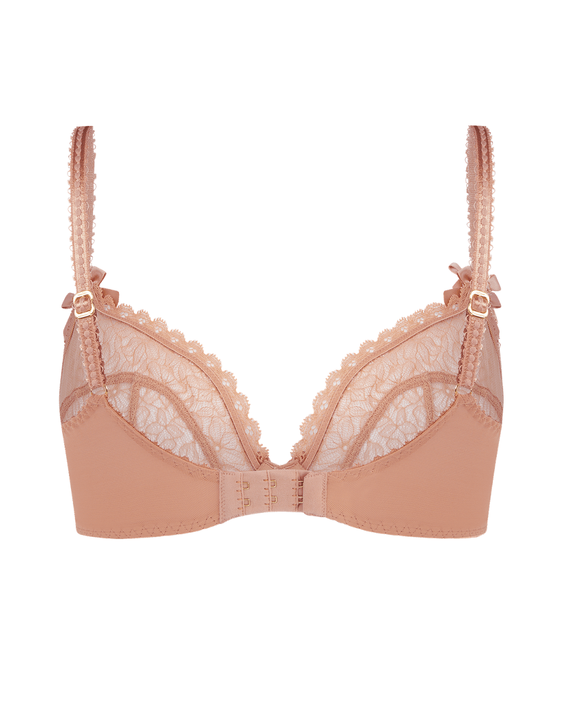 Aliza Plunge Underwired Bra Praline | Agent Provocateur