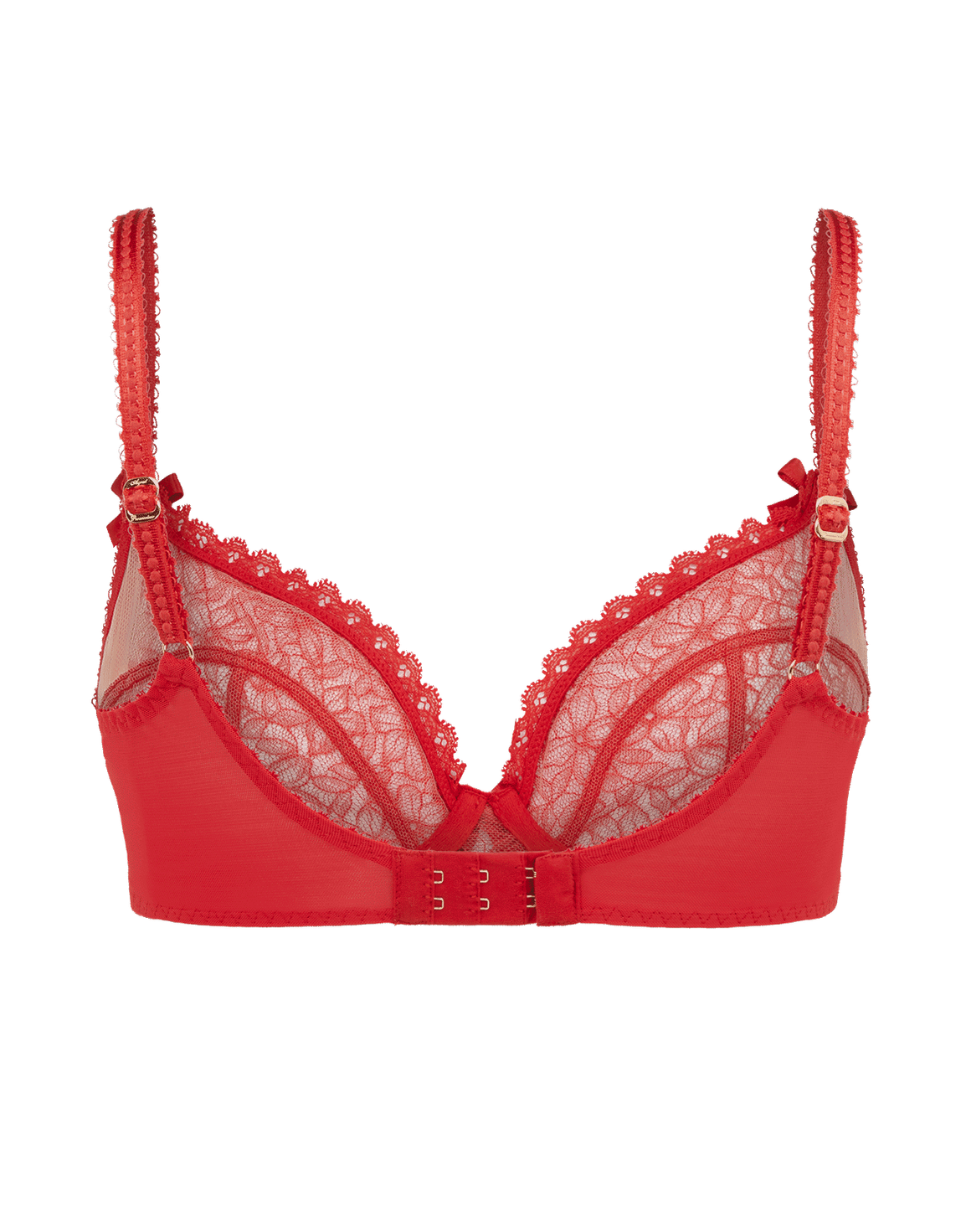 Aliza Plunge Underwired Bra Red | Agent Provocateur