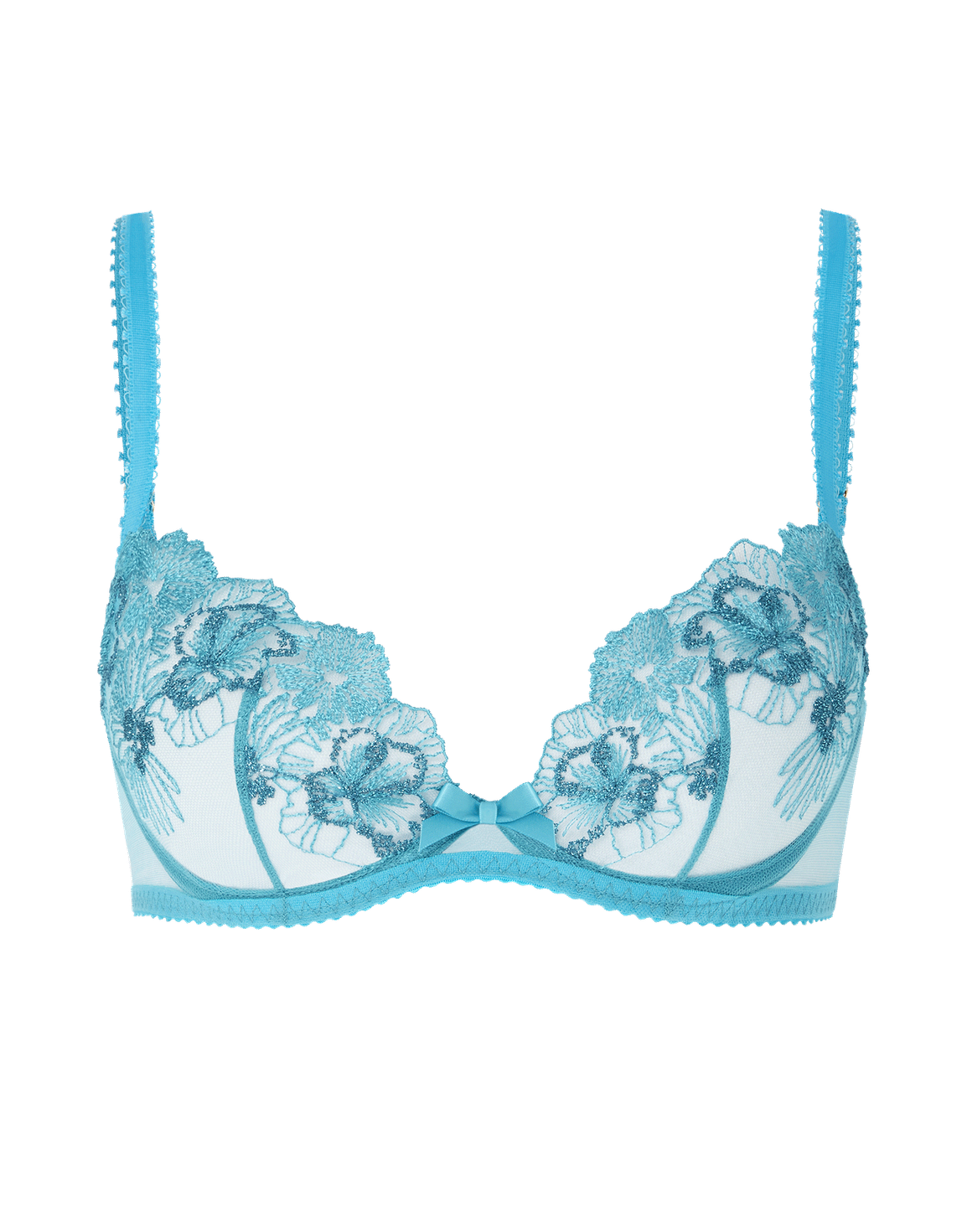 Astria Plunge Underwired Bra Teal | Agent Provocateur