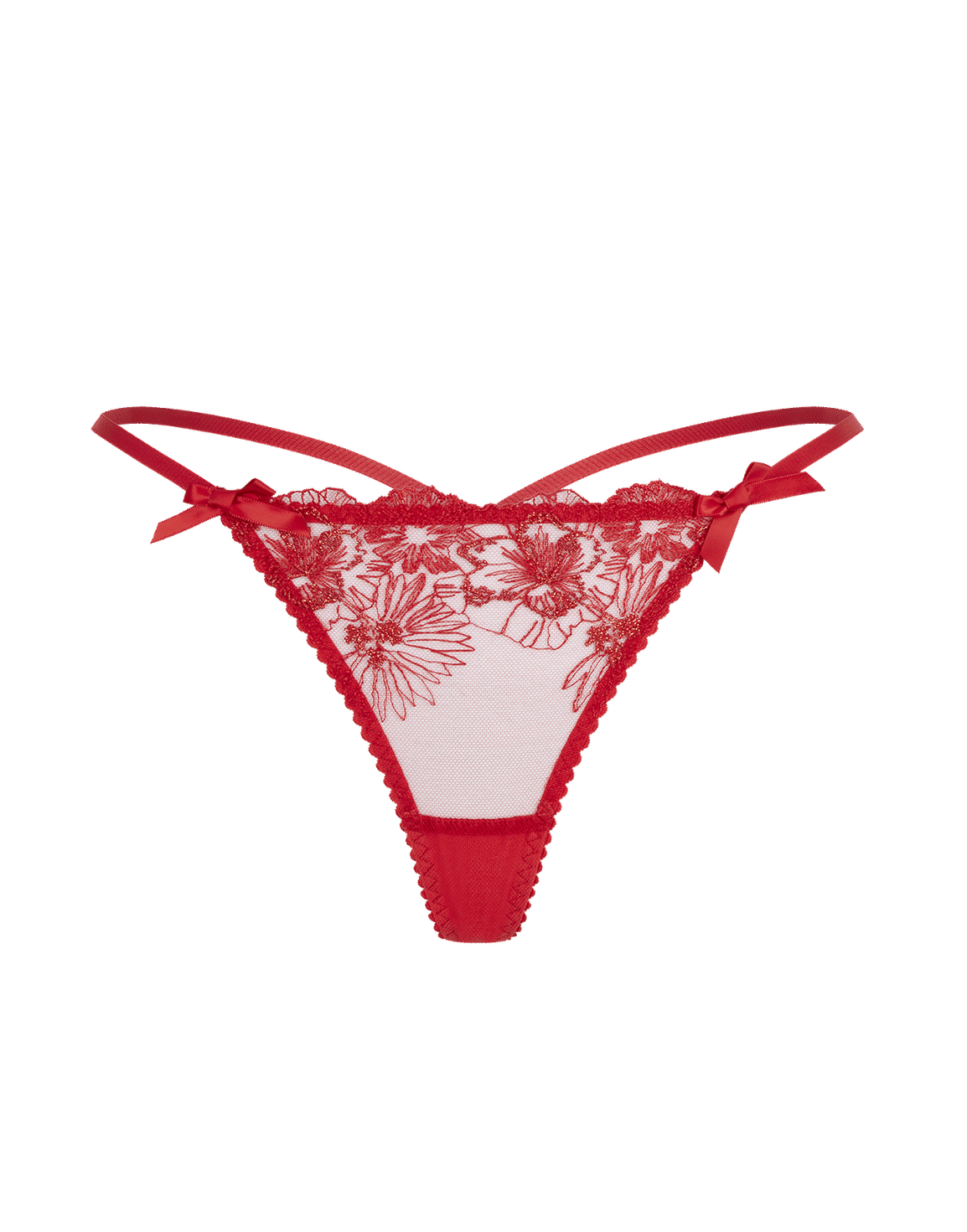 Astria Thong Metallic Red | Agent Provocateur