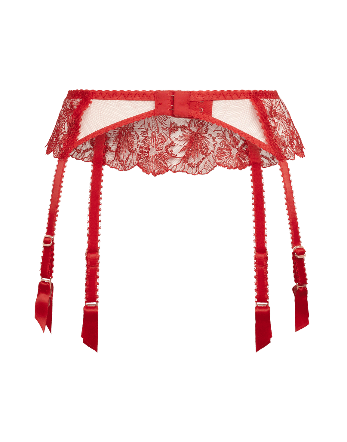 Astria Suspender Metallic Red | Agent Provocateur
