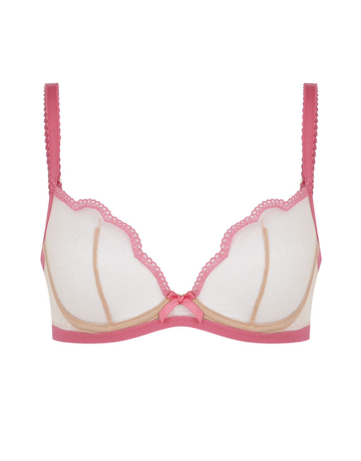 Kay Plunge Underwired Bra Pink | Agent Provocateur