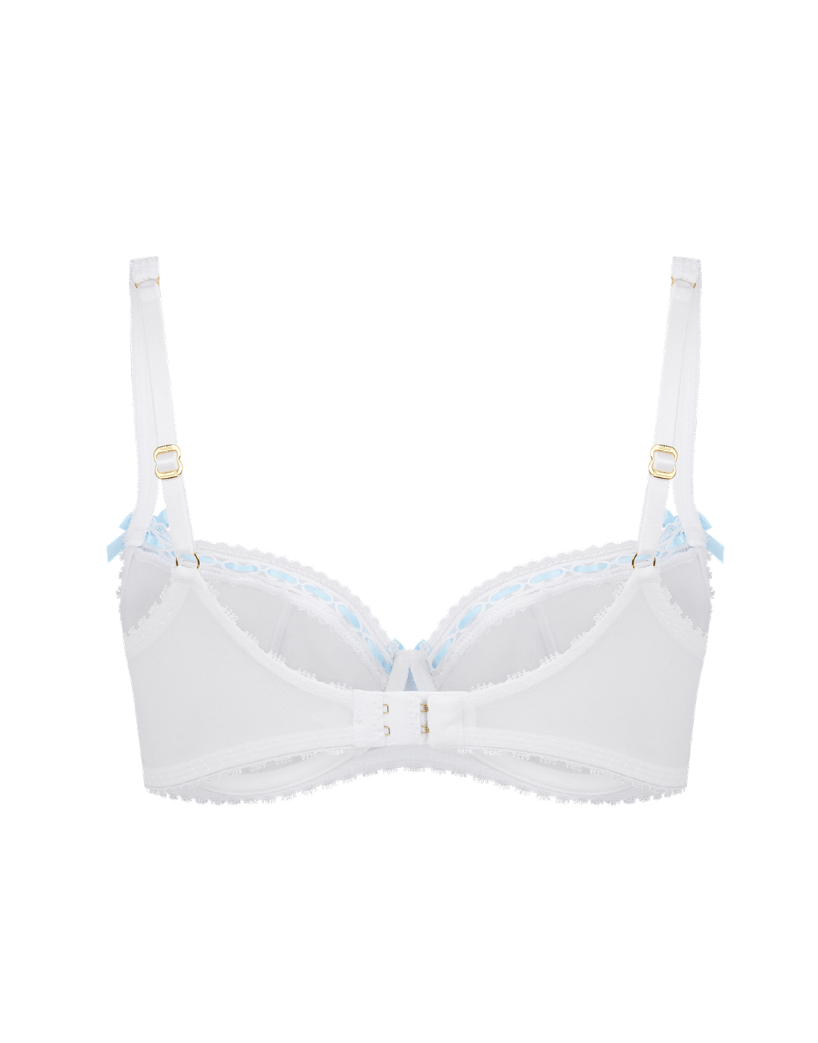 Claira Plunge Underwired Bra White | Agent Provocateur