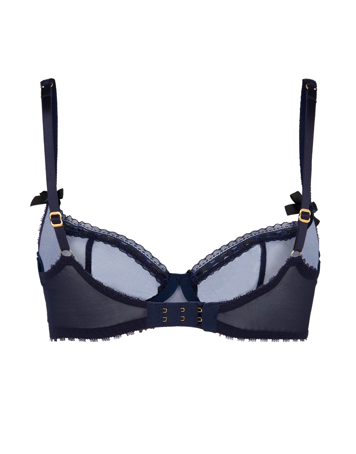 Claira Plunge Underwired Bra Navy/Black | Agent Provocateur
