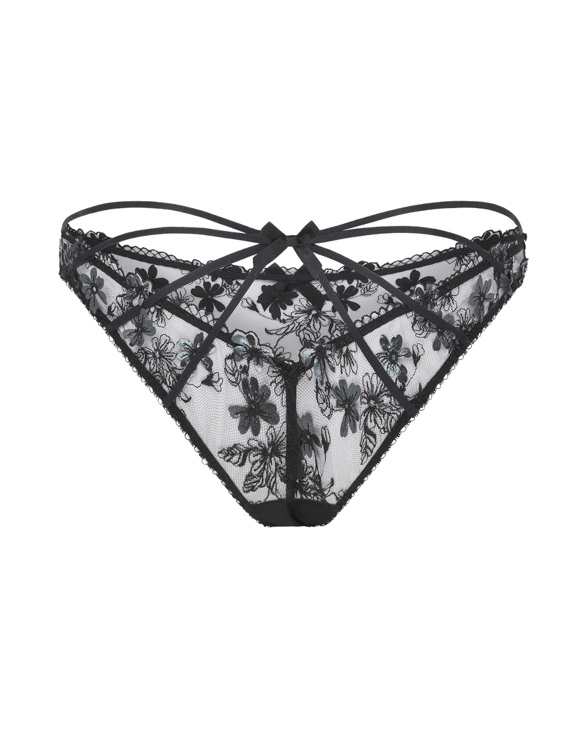 Skylee Full Brief Black/Petrol | Agent Provocateur