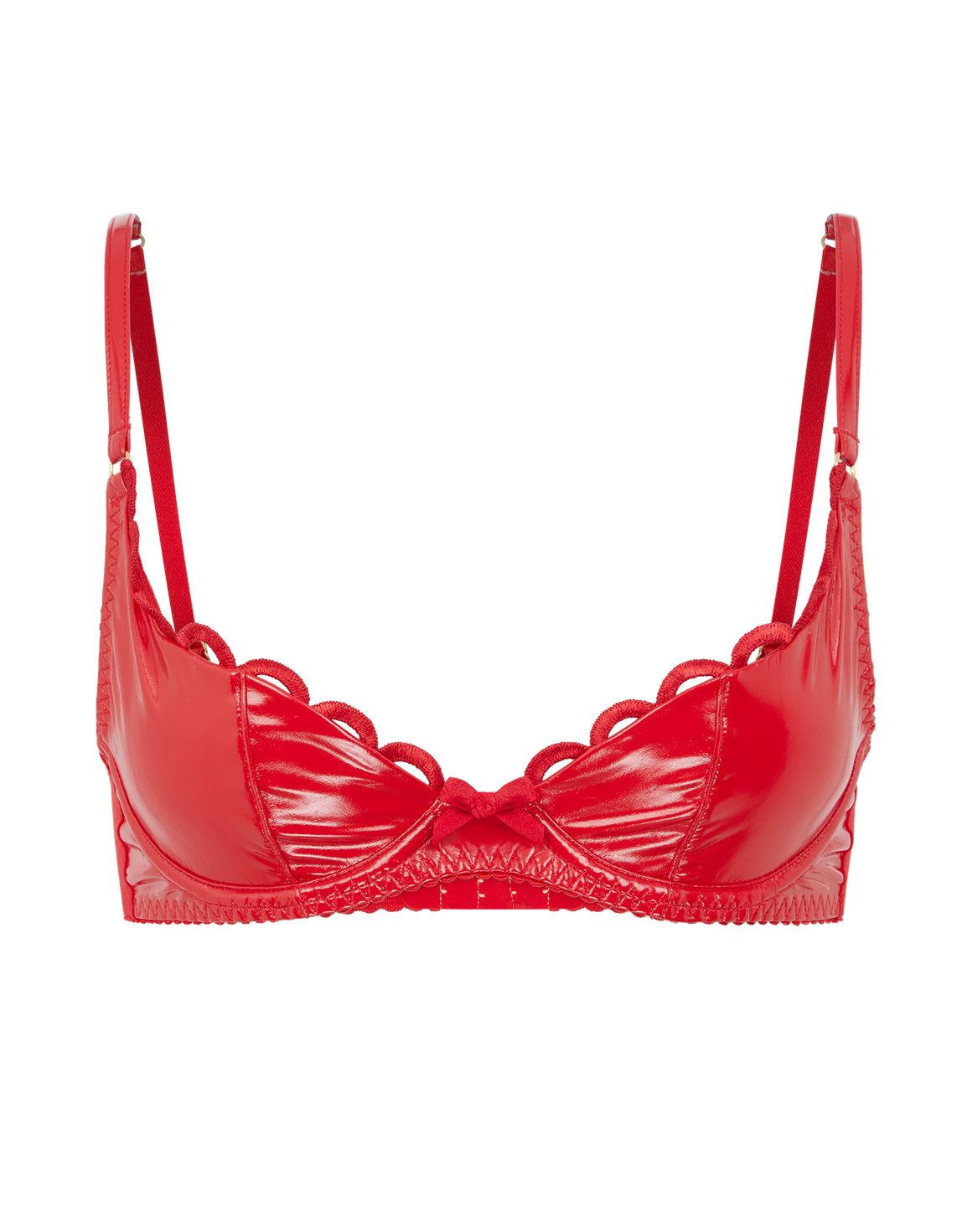 Zarya Demi Cup Underwired Bra Red | Agent Provocateur