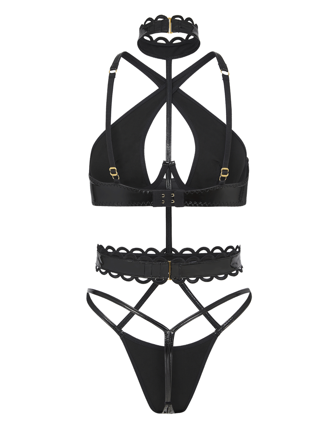 Zarya Playsuit Black | Agent Provocateur