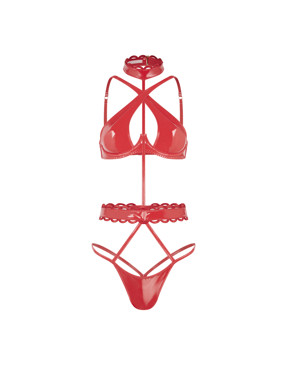 Zarya Playsuit Red | Agent Provocateur