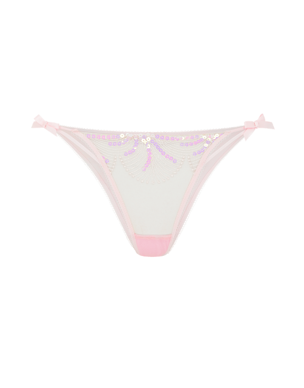 Quinny Full Brief Baby Pink/Sand | Agent Provocateur