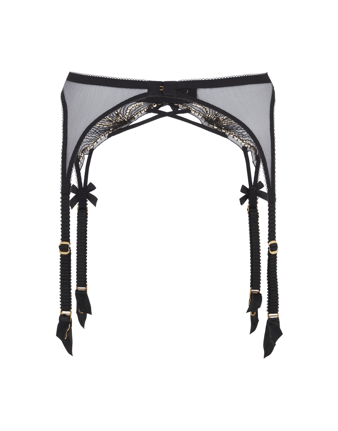 Quinny Suspender Black/Gold | Agent Provocateur