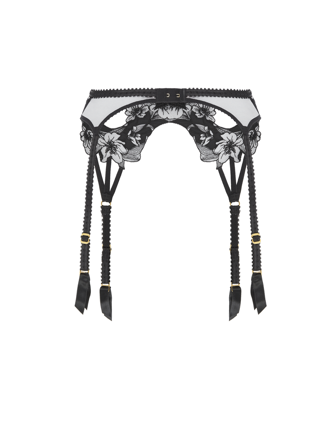 Fantasya Suspender Black/Petrol | Agent Provocateur