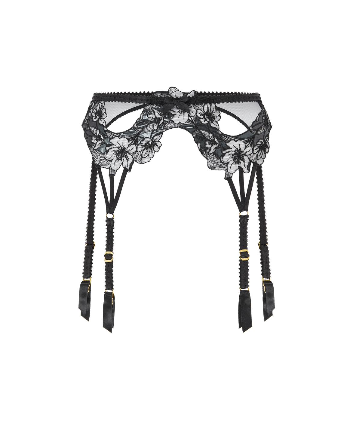 Fantasya Suspender Black/Petrol | Agent Provocateur