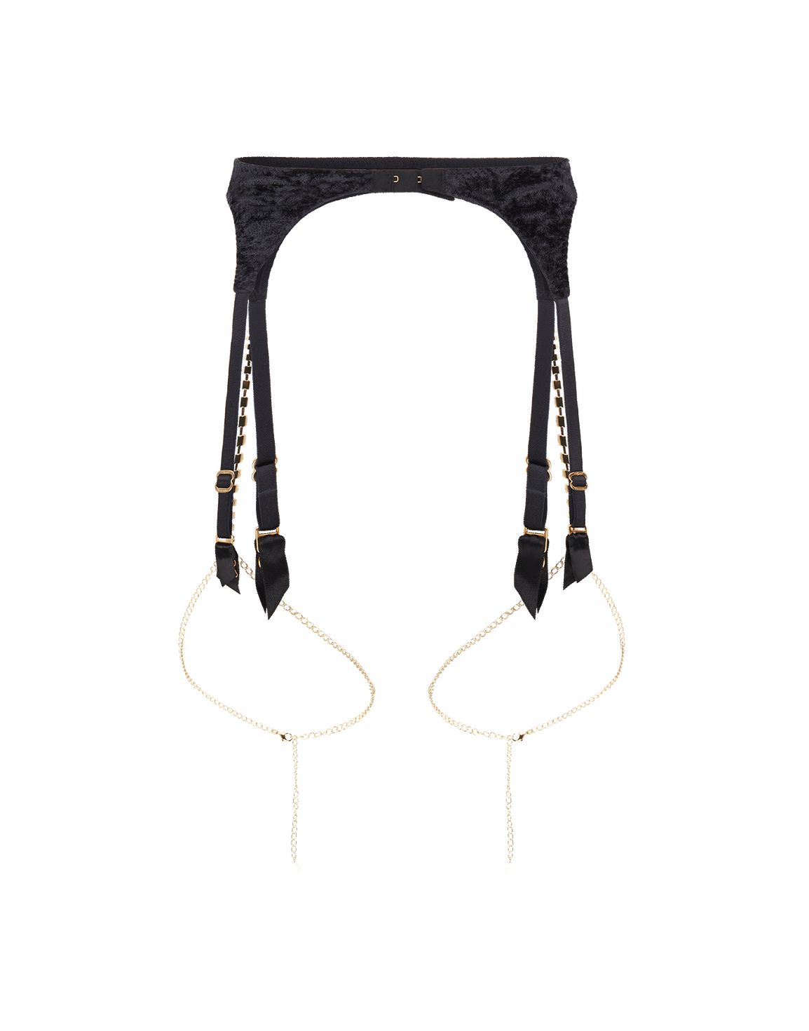 Kati Suspender Black/Gold | Agent Provocateur