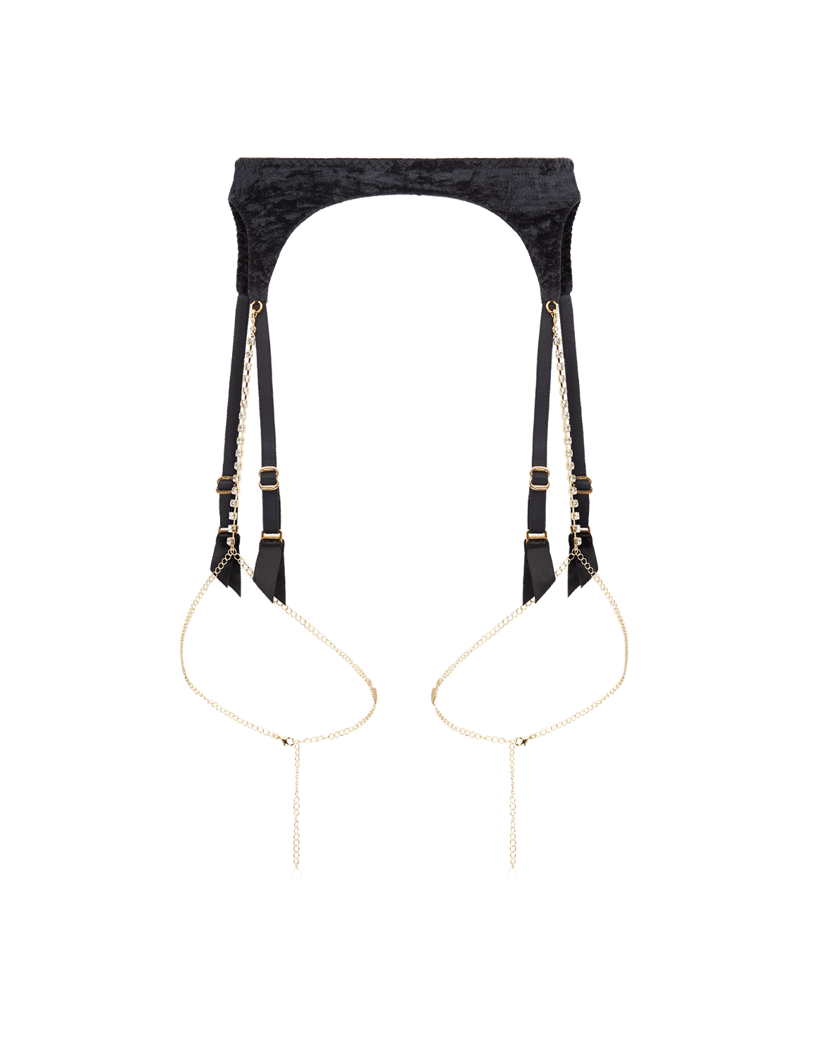 Kati Suspender Black/Gold | Agent Provocateur