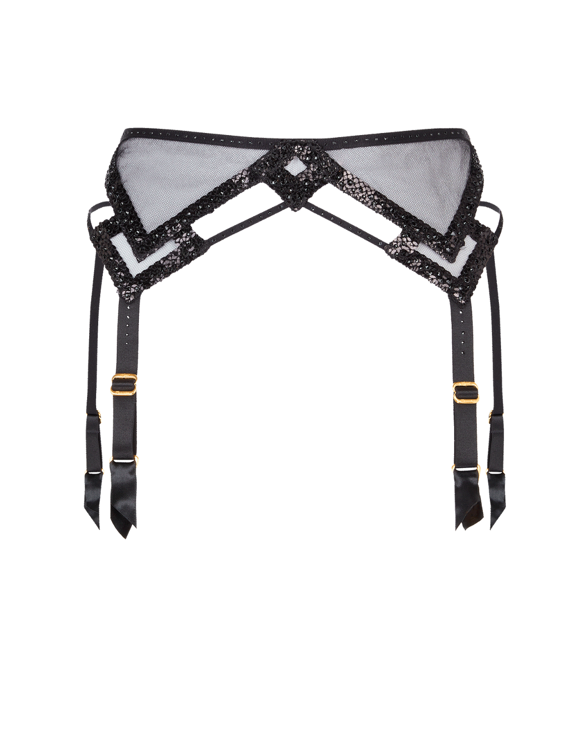 Celestia Suspender Black | Agent Provocateur