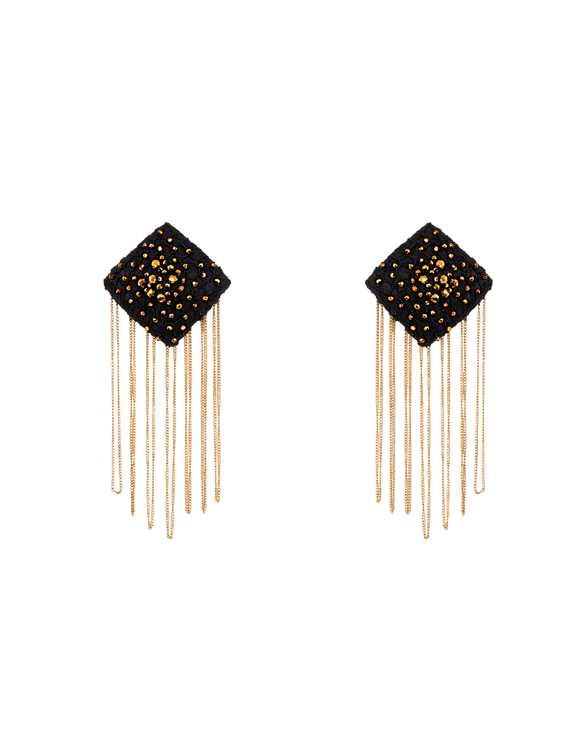 Tatianna Pasties Black/Gold | Agent Provocateur