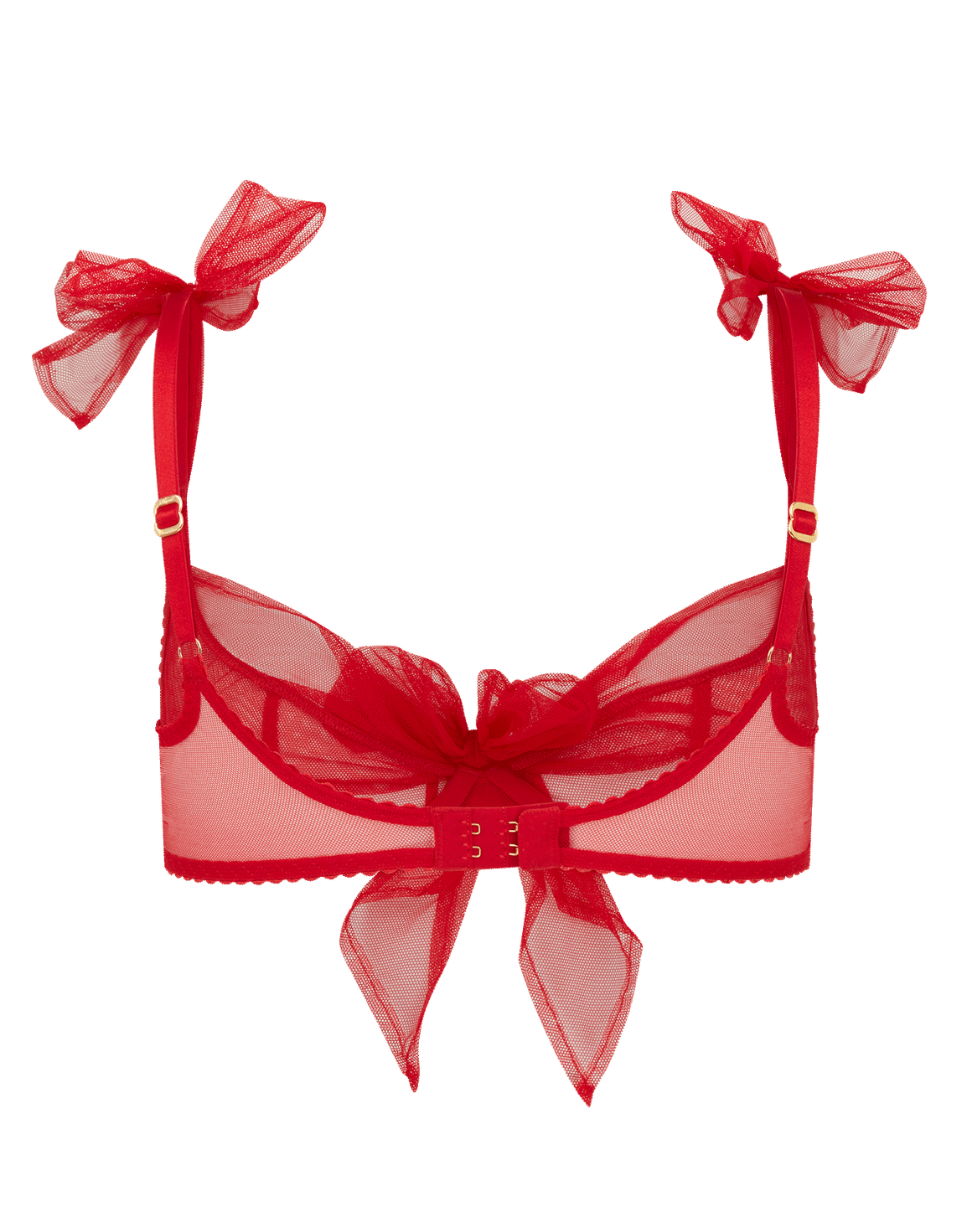 Danika Plunge Underwired Bra Red | Agent Provocateur