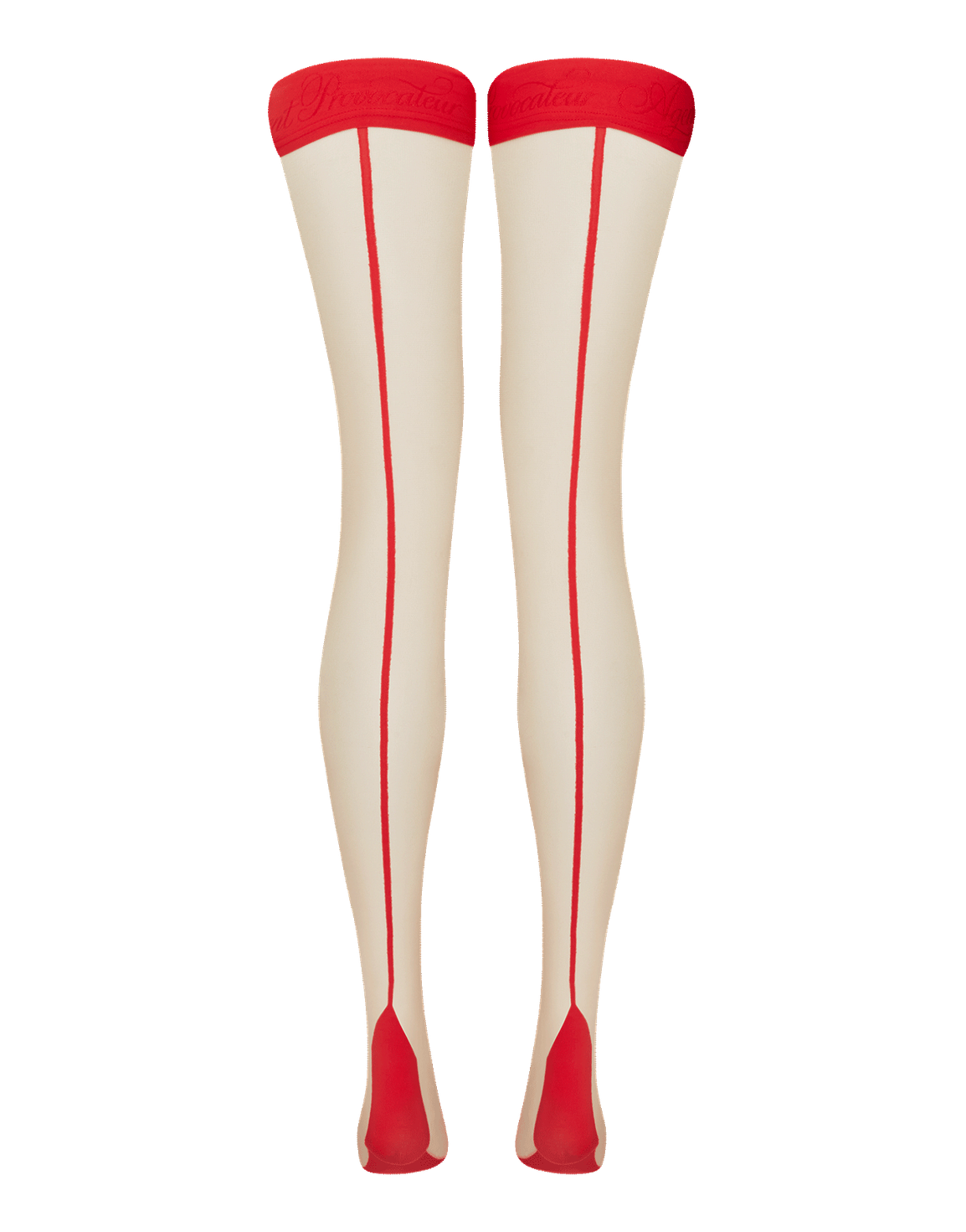 Prezzie Hold Ups Champagne/Red | Agent Provocateur