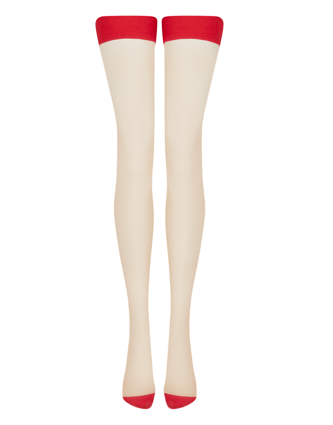 Prezzie Hold Ups Champagne/Red | Agent Provocateur