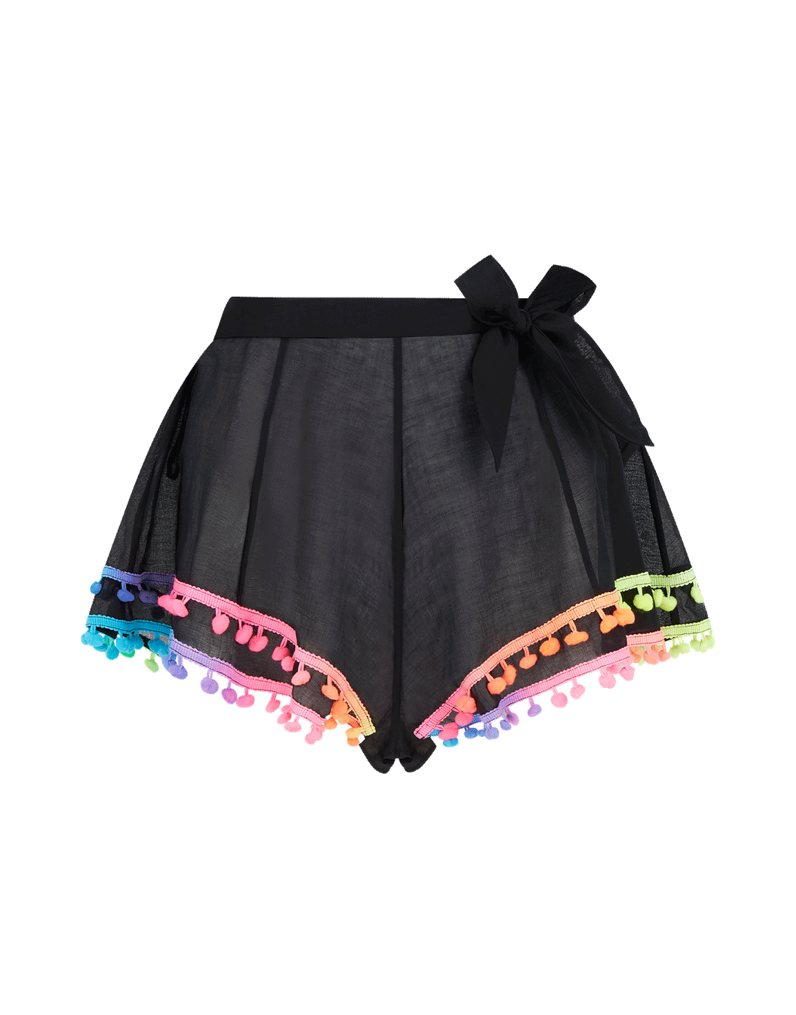 Lely Beach Cover Up Shorts Black | Agent Provocateur
