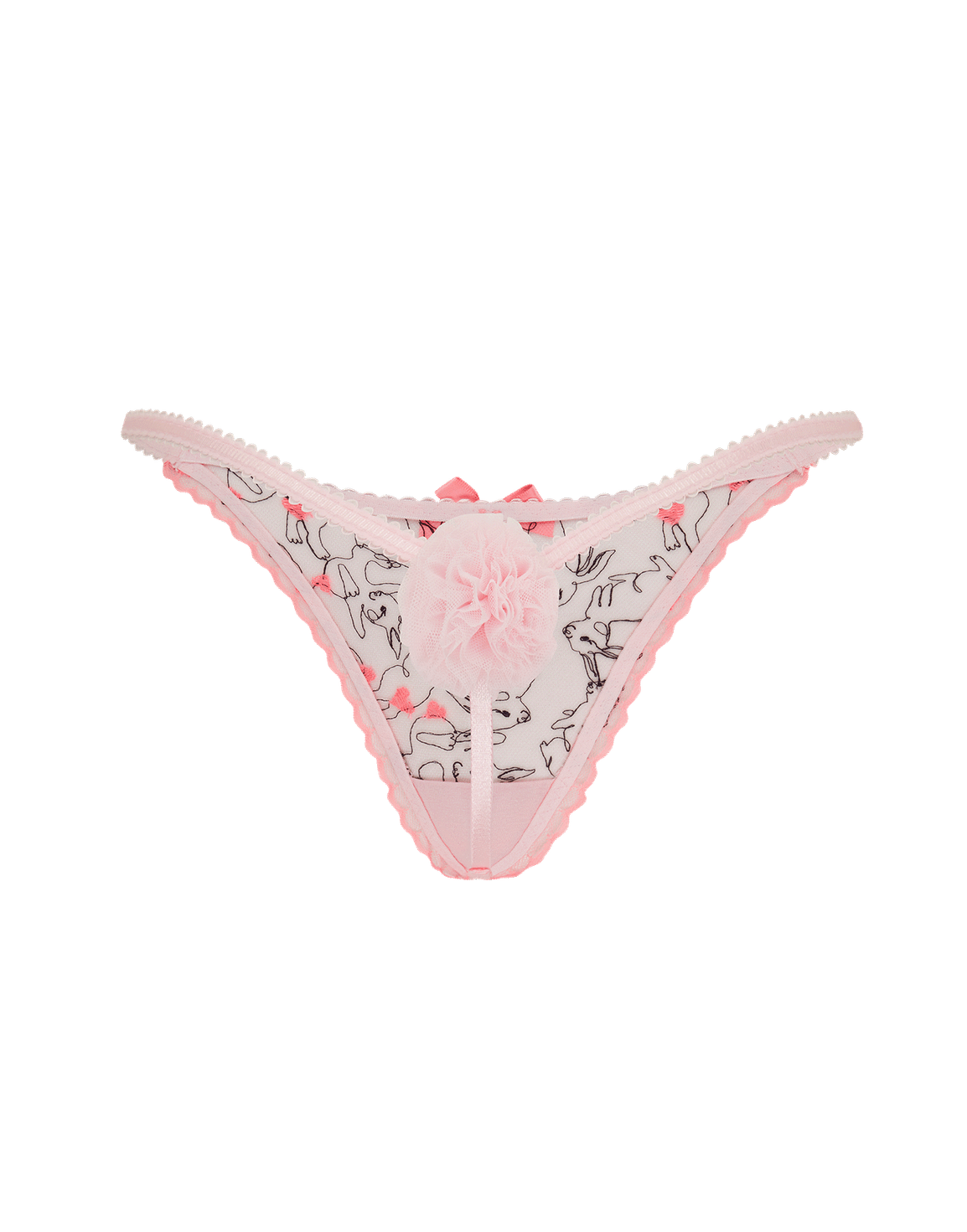 Bunnie Thong Baby Pink | Agent Provocateur