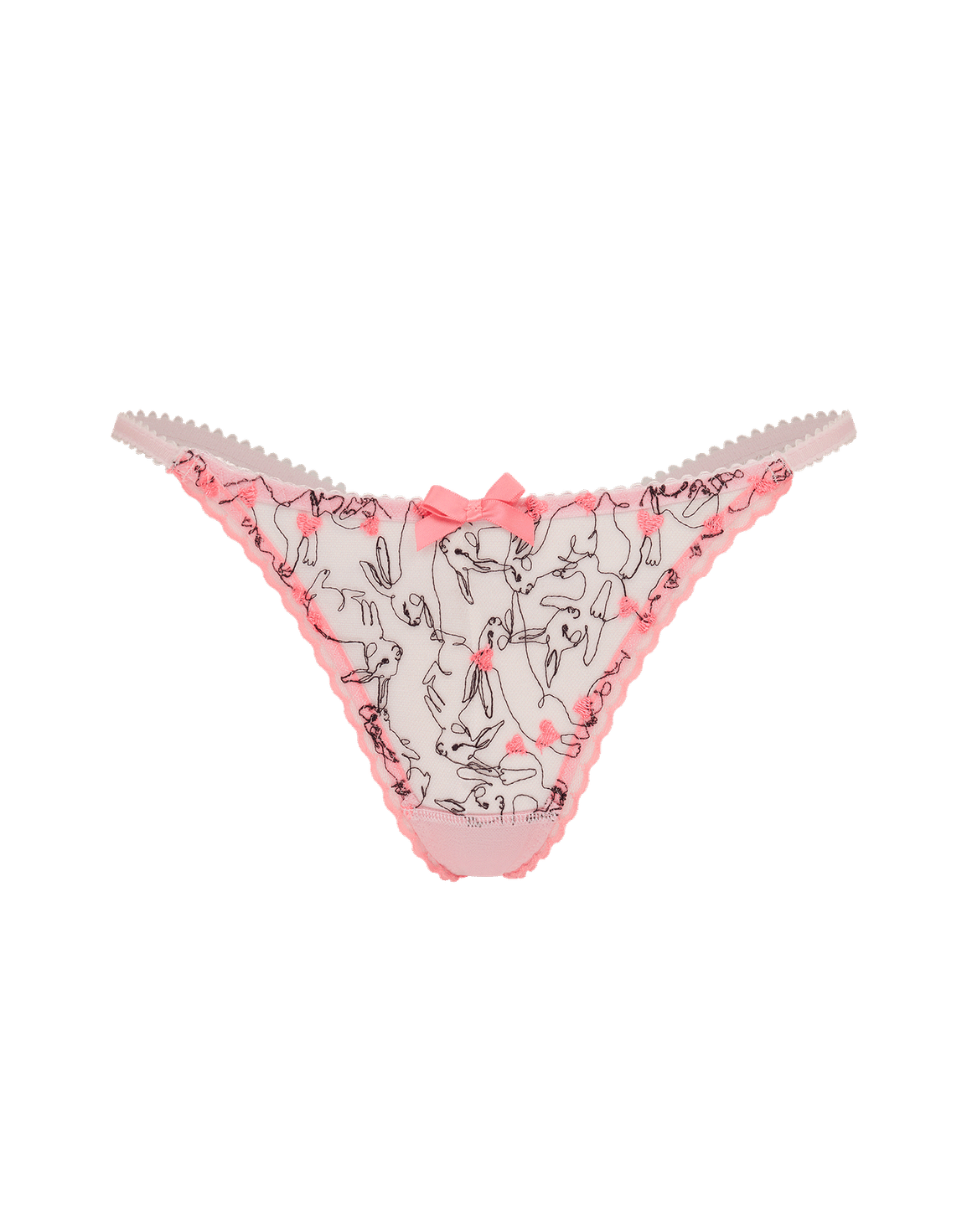 Bunnie Thong Baby Pink | Agent Provocateur