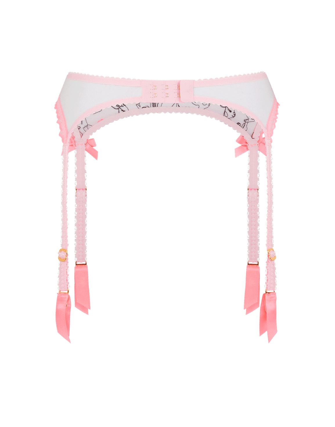 Bunnie Suspender Baby Pink | Agent Provocateur
