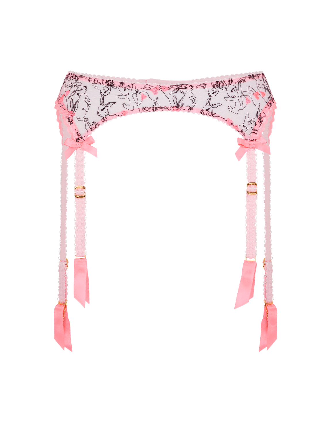Bunnie Suspender Baby Pink | Agent Provocateur