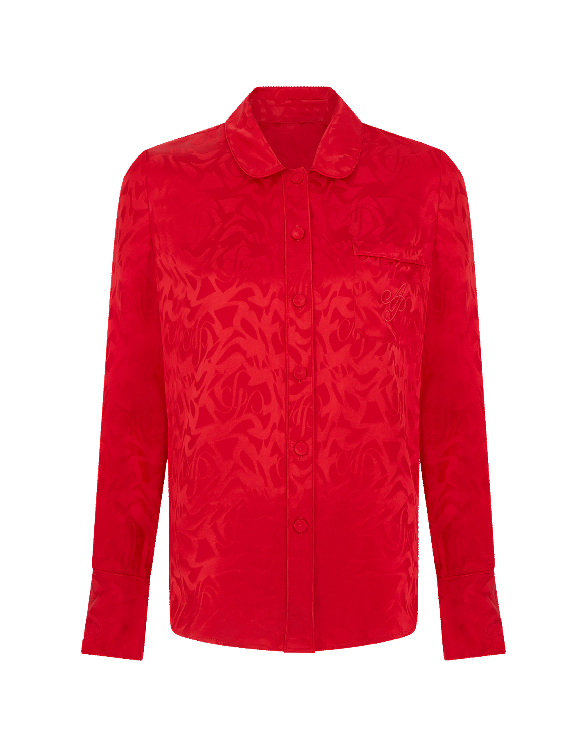 Kassidie Long Sleeved Pyjama Top Red | Agent Provocateur