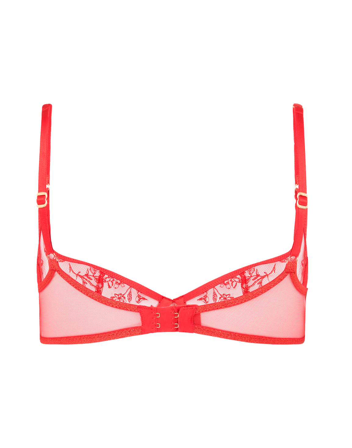 Zadi Demi Cup Underwired Bra Red | Agent Provocateur