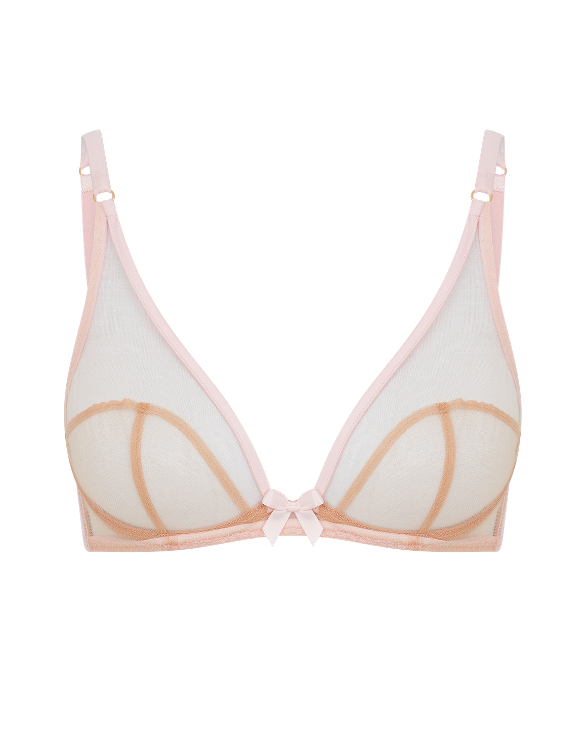 Emmy Lou High Apex Underwired Bra Pink | Agent Provocateur