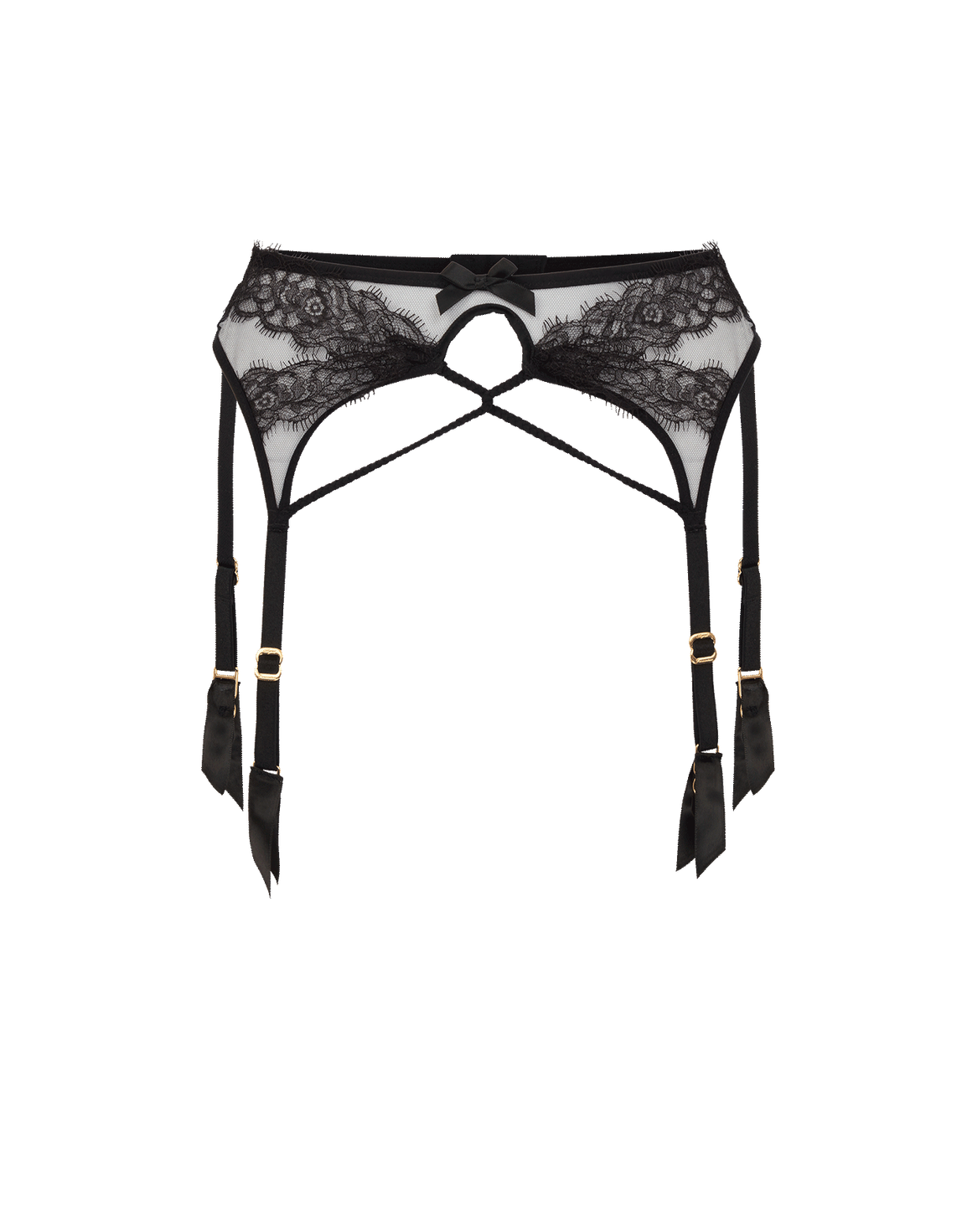 Nyxie Suspender Black | Agent Provocateur