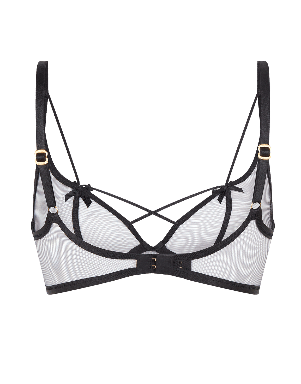 Zella High Neck Underwired Bra  Black | Agent Provocateur