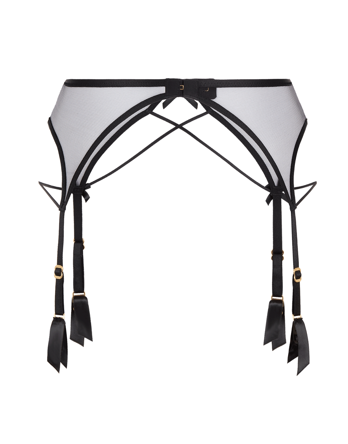 Zella Suspender Black | Agent Provocateur