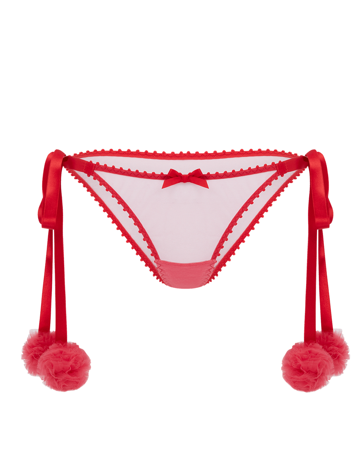 Love Heart Tie Side Brief Fuchsia/Red | Agent Provocateur