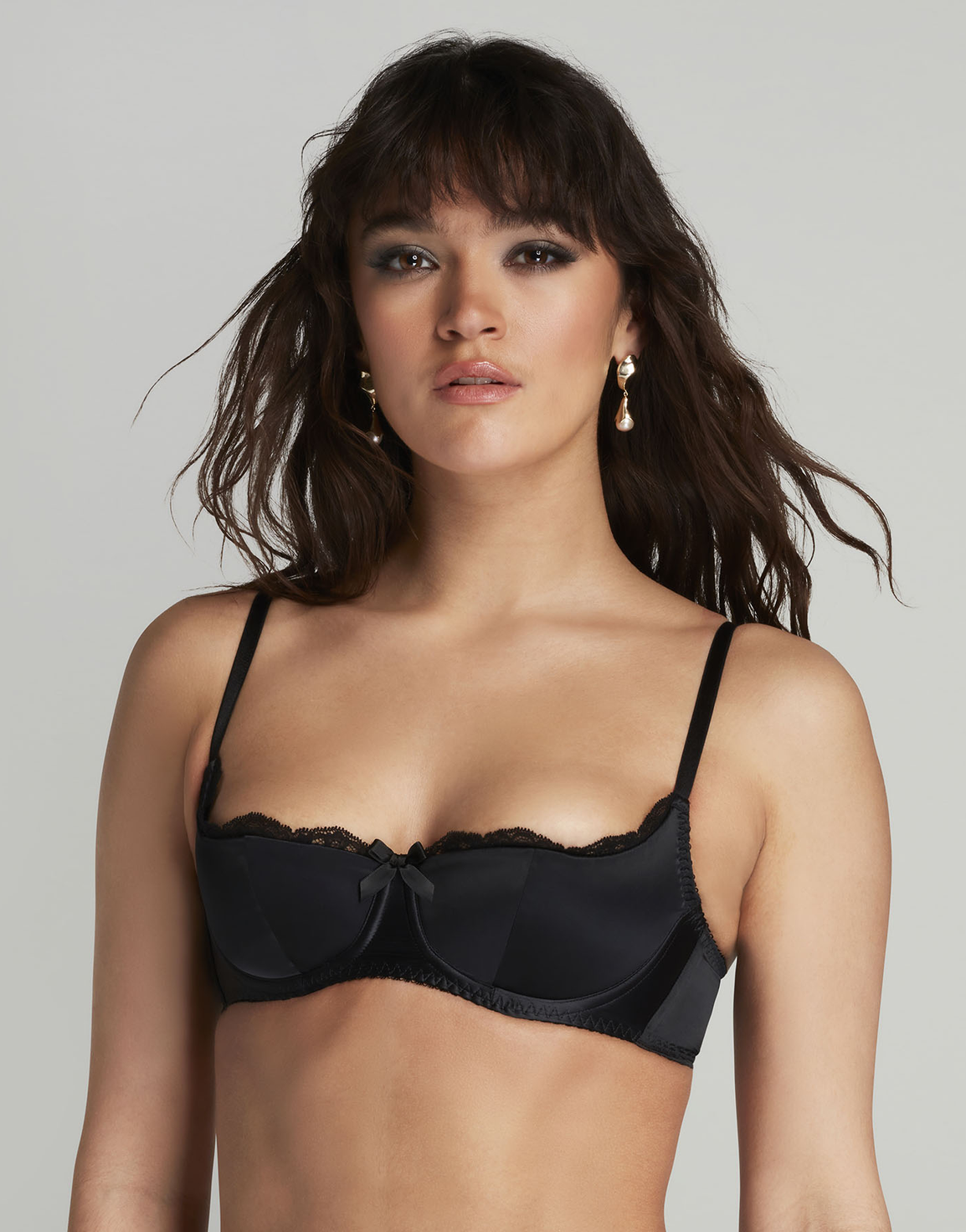 Sloane Balconette Underwired Bra Black | Agent Provocateur