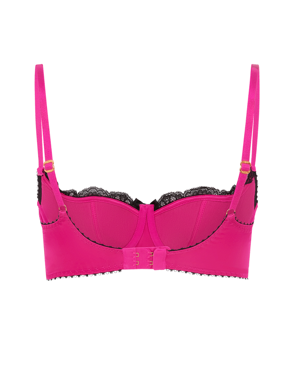 Sloane Balconette Underwired Bra Fuchsia/Black | Agent Provocateur