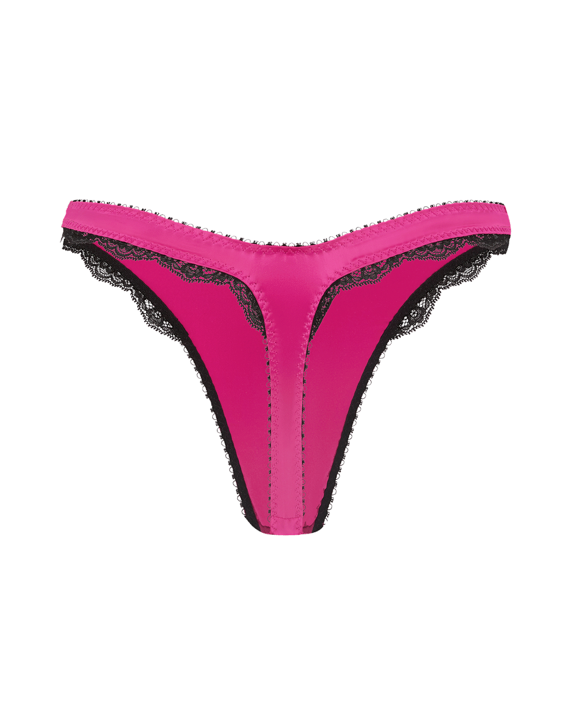 Sloane Thong Fuchsia/Black | Agent Provocateur