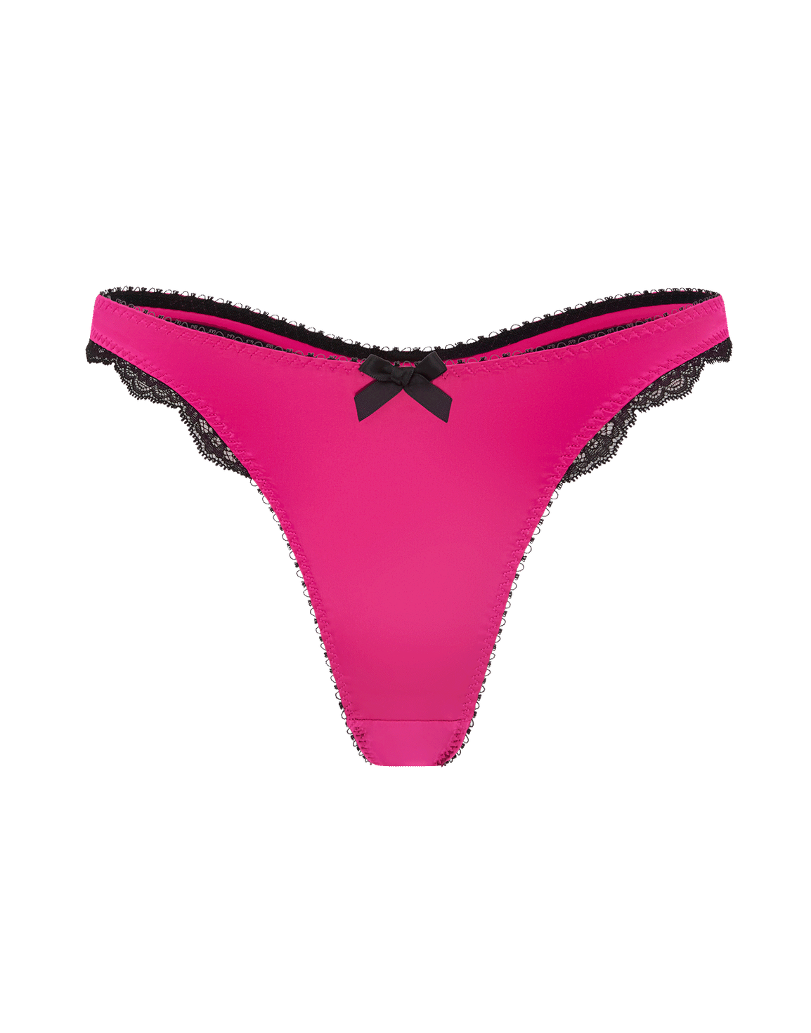Sloane Thong Fuchsia/Black | Agent Provocateur
