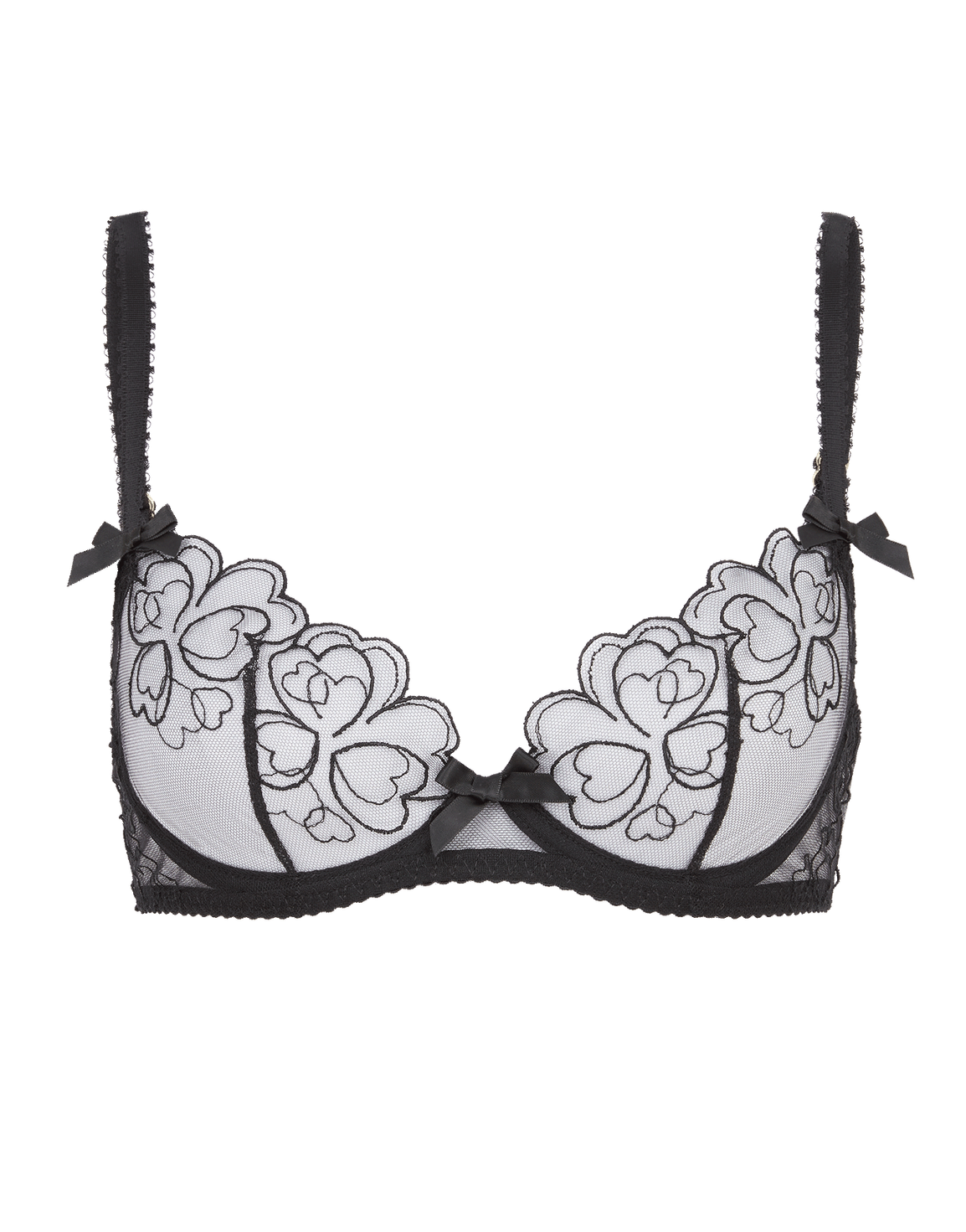 Maysie Plunge Underwired Bra Black | Agent Provocateur