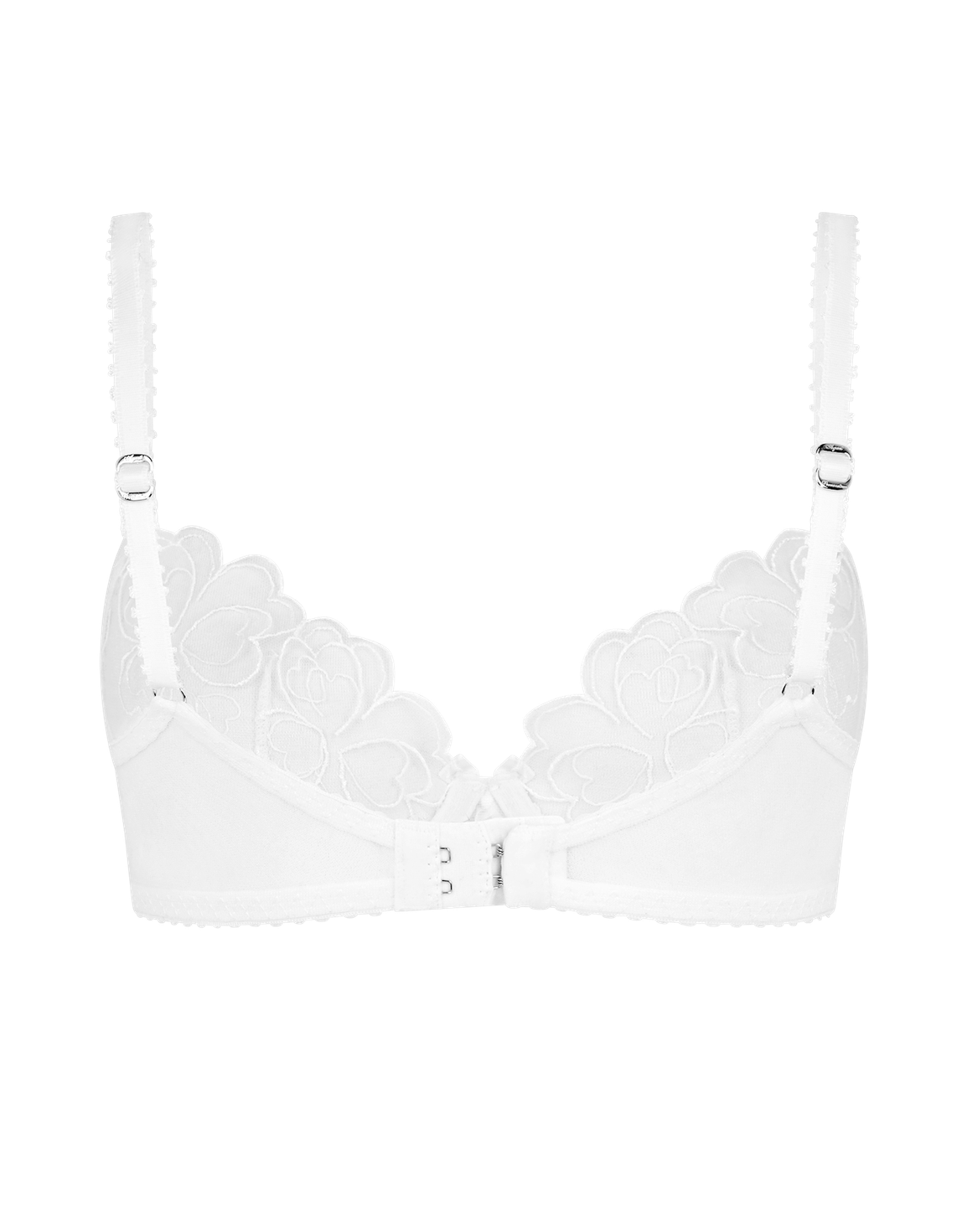 Maysie Plunge Underwired Bra White | Agent Provocateur