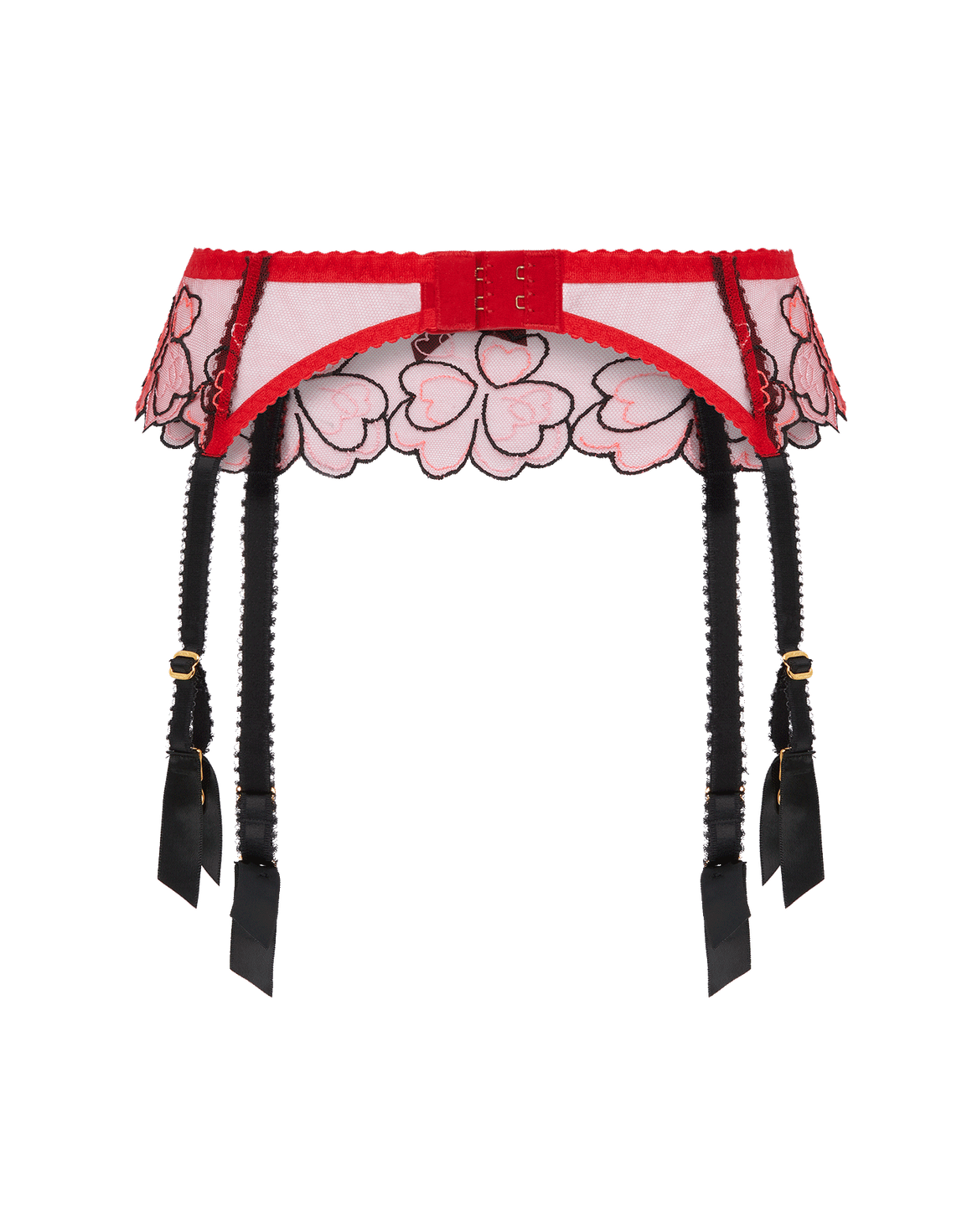 Maysie Suspender White, Lilac/Lime | Agent Provocateur