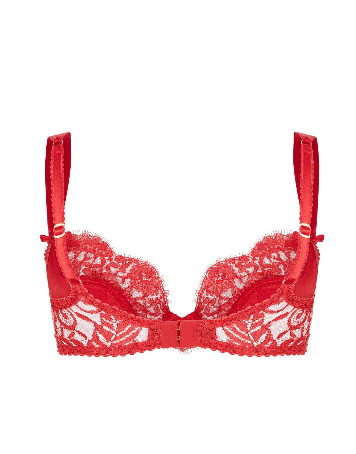 Kateryna Plunge Underwired Bra Red | Agent Provocateur