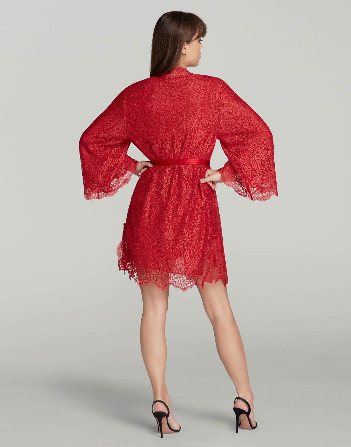 Kateryna Short Kimono Red | Agent Provocateur