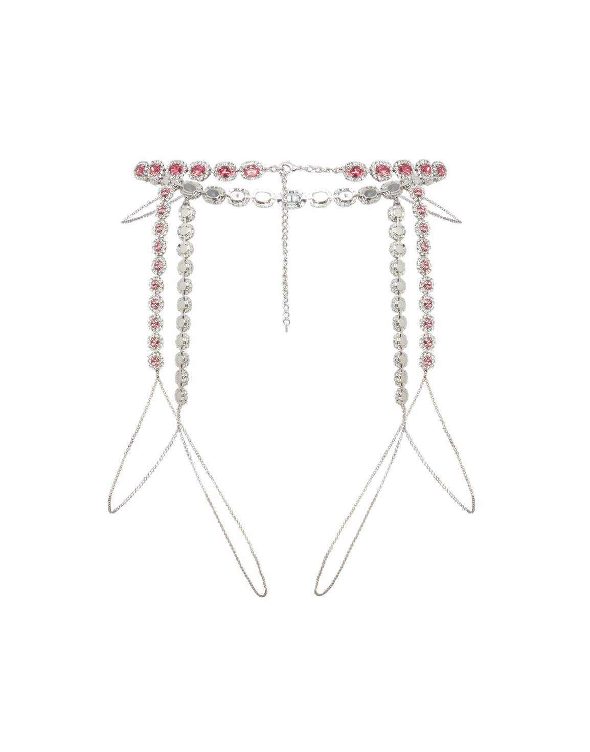 Calista Suspender Pink/Silver | Agent Provocateur