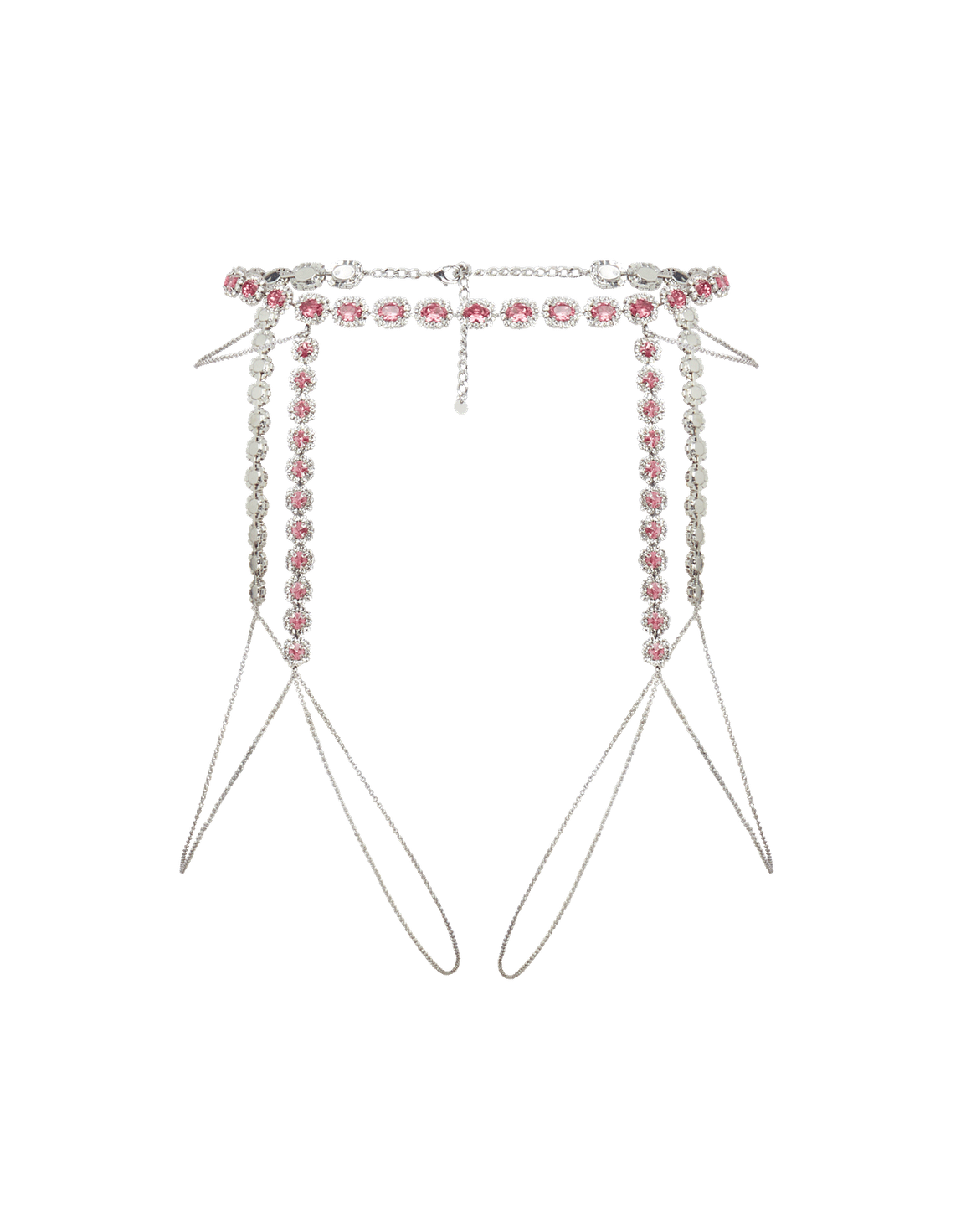 Calista Suspender Pink/Silver | Agent Provocateur